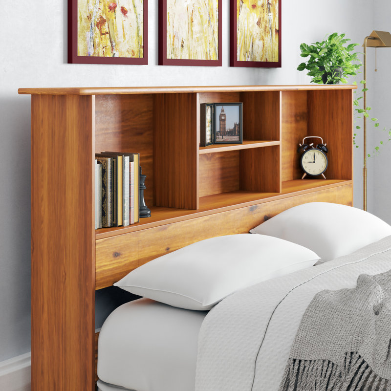 Millwood Pines Laga Bookcase Headboard & Reviews Wayfair